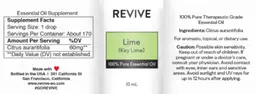 Label for Lime (Key Lime)