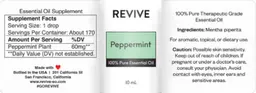 Label for Peppermint