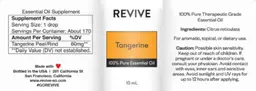 Label for Tangerine