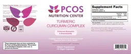 Label for Turmeric Curcumin Complex