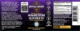 Label for Magnesium Glycinate with L-Theanine 350 mg