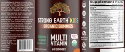 Label for Multi Vitamin Berry Flavor