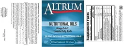 Label for Nutritional Oils