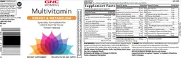 Label for Multivitamin Energy & Metabolism