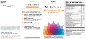 Multivitamin Energy & Metabolism