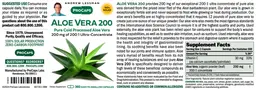 Label for Aloe Vera 200
