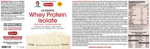 Ultimate Whey Protein Isolate Unflavored
