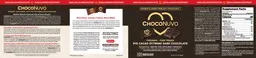 Label for ChocoNuvo 91% Cacao Extreme Dark Chocolate
