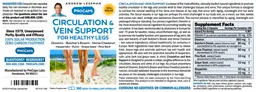 Label for Circulation & Vein Support for Healthy Legs
