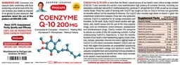 Label for Coenzyme Q-10 200 mg