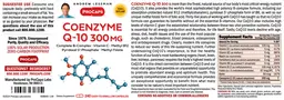 Label for Coenzyme Q-10 300 mg