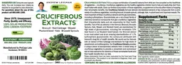 Label for Cruciferous Extracts