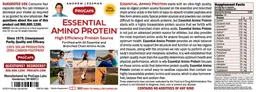 Label for Essential Amino Protein
