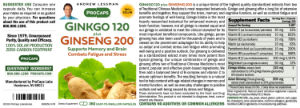 Ginkgo 120 plus Ginseng 200
