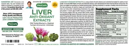 Label for Liver Anti-Oxidant Extracts