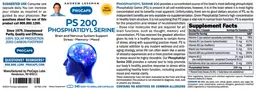 Label for PS 200 Phosphatidyl Serine