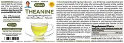 Label for Theanine 200 mg