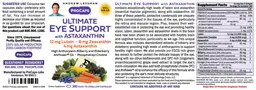Label for Ultimate Eye Support