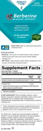 Label for Berberine Glucose Support