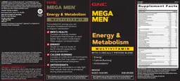 Label for Energy & Metabolism