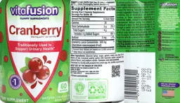 Label for Cranberry Natural Cran-Mixed Berry Flavor
