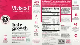 Label for Hair Growth Supplement