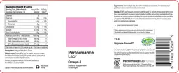 Label for Omega-3
