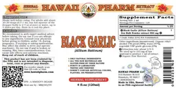 Label for Black Garlic