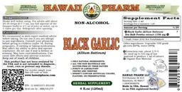 Label for Black Garlic Non-Alcohol