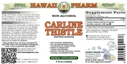 Label for Carline Thistle Non-Alcohol