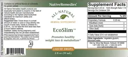 Label for EcoSlim