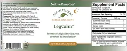 Label for LegCalm