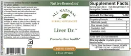 Label for Liver Dr.