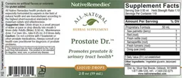 Label for Prostate Dr.