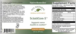 Label for SciatiGon-S