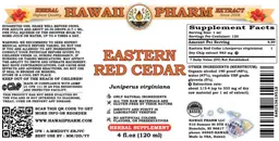 Label for Eastern Red Cedar