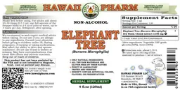 Label for Elephant Tree Non-Alcohol