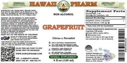 Label for Grapefruit Non-Alcohol