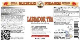 Label for Labrador Tea