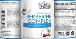 Label for Berberine Complex