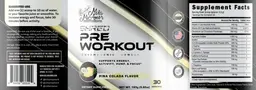 Label for Shred Pina Colada Flavor