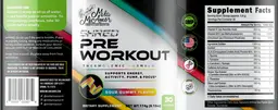 Label for Shred Sour Gummy Flavor