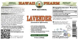 Label for Lavender Non-Alcohol