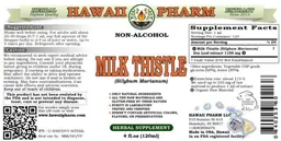 Label for Milk Thistle Non-Alcohol