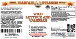 Label for Wild Lettuce and Valerian