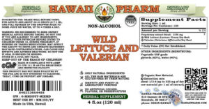 Wild Lettuce and Valerian Non-Alcohol