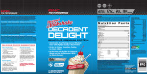 Decadent Delight Vanilla Milkshake