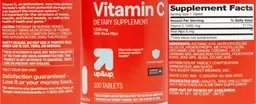 Label for Vitamin C 1000 mg