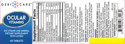 Label for Ocular Vitamins