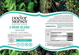 Label for 3 Herb Blend